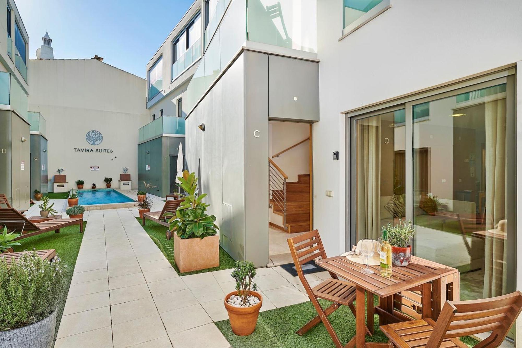 Stylish Townhouse In Tavira Centre, Shared Pool 빌라 외부 사진
